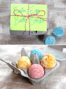 easter egg bath bombs