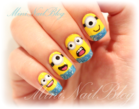 DIY-Nail-art-despicable-me-nail-art-1