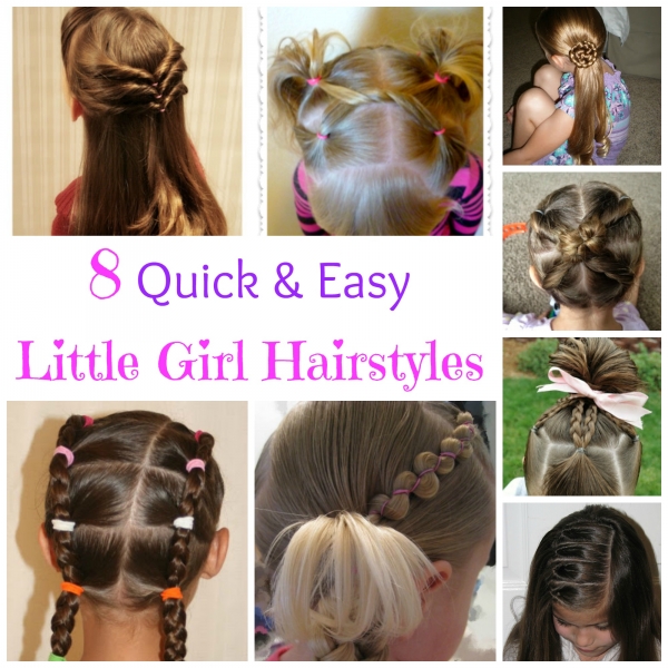 8 Quick And Easy Little Girl Hairstyles - Bath and Body (600 x 600 Pixel)