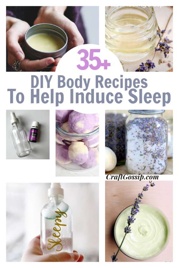 35 + Bath And Body Recipes That Will Help You Sleep – Bath And Body