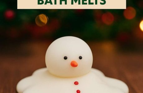 Candy Cane Swirl Sugar Scrub – A Festive Exfoliating Treat for Glowing Winter Skin