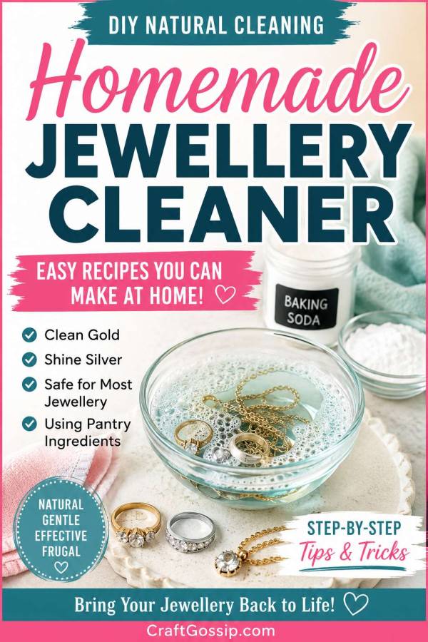 Homemade Jewellery Cleaner Recipes Using Pantry Ingredients